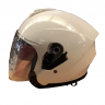 Шлем открытый SHIRO SH-451, SOLID, цвет WHITE, размер M