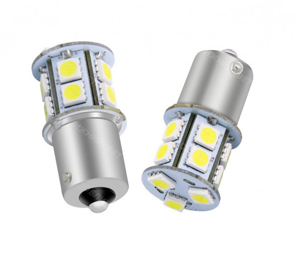 Лампа светодиодная (LED) 12V 10W (BA15S) (R10)